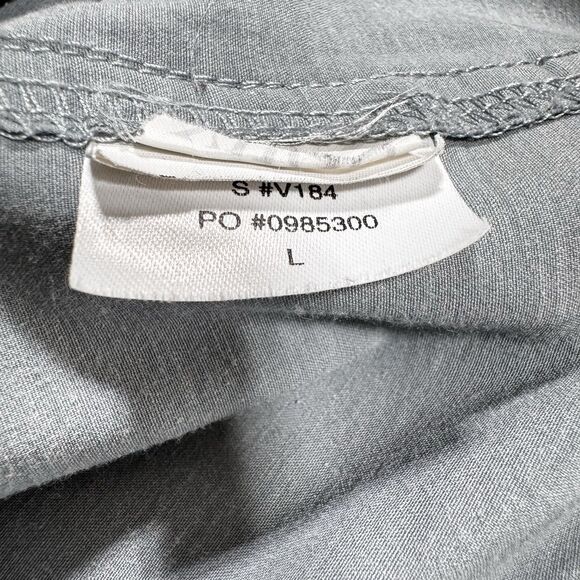 Vuori Shirt SS Bridge Button Down Mens L Blue All Over Print Stretch Performance - Picture 5 of 12